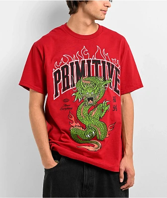 Primitive Fortune Red T-Shirt