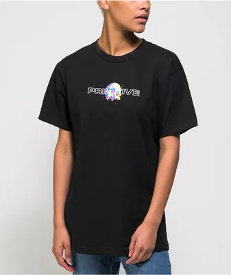 Primitive High Low Black T-Shirt