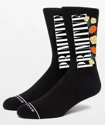 Primitive Layne Black Crew Socks
