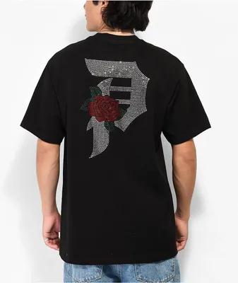 Primitive Rhinestone Dirty P Black T-Shirt