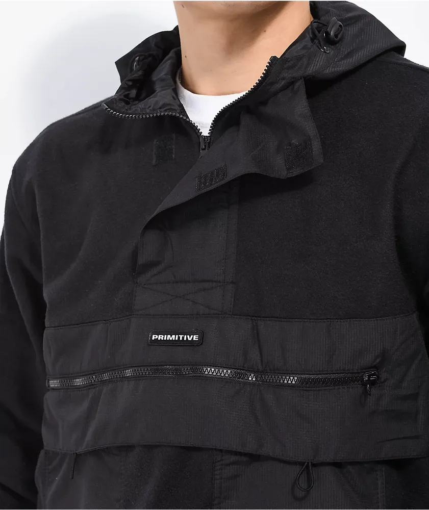 Primitive Shadows Micro Black Anorak Jacket