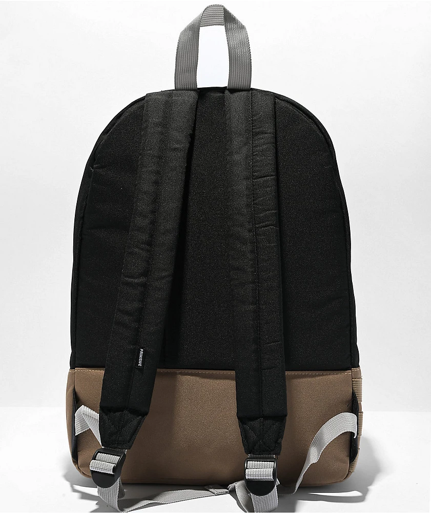 Primitive Summit Black & Brown Backpack