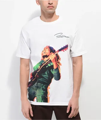 Primitive x Bob Marley Wild One White T-Shirt