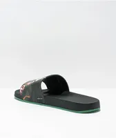 Primitive x Demon Slayer Tanjiro & Nezuko Black Slide Sandals