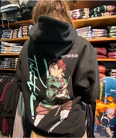 Primitive x Demon Slayer Tanjiro Black Hoodie