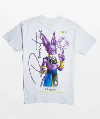 Primitive x Dragon Ball Super Beerus Orb White T-Shirt