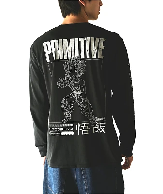 Primitive x Dragon Ball Z Vengeance Black Long Sleeve T-Shirt
