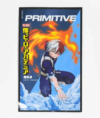 Primitive x My Hero Academia Shoto Todoroki Foil Sticker