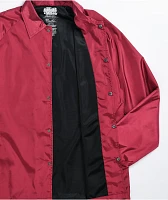 Primitive x Naruto Crows Burgundy Coaches Jacket
