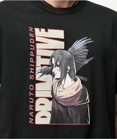 Primitive x Naruto Shippuden Itachi Sharingan Black T-Shirt