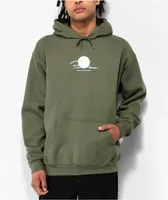 Primitive x Naruto Shippuden Itachi Warning Green Hoodie