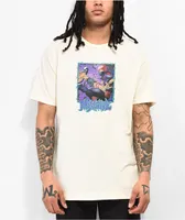 Primitive x Naruto Shippuden Kakashi & Kakuzu Cream T-Shirt