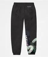 Primitive x Naruto Shippuden Orochimaru Black Wash Sweatpants