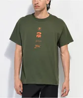 Primitive x Tupac Voice Army Green T-Shirt