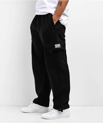 Pro Club Heavyweight Black Cargo Sweatpants