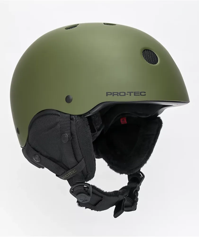 Pro-Tec Classic Olive Matte Snowboard Helmet