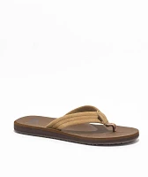 Quiksilver Carver Suede Core Tan Sandals
