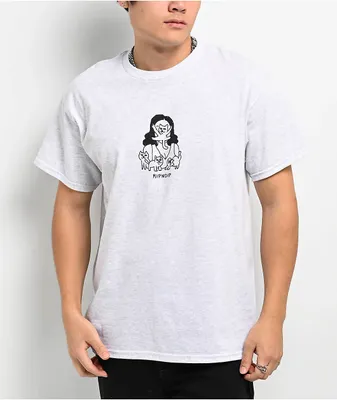 RIPNDIP Cat Lady Grey T-Shirt