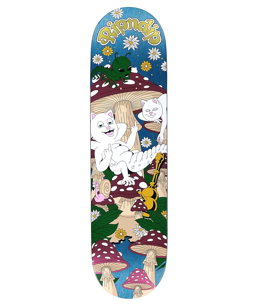 RIPNDIP Caterpillar Garden 8.25" Skateboard Deck