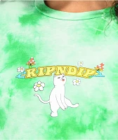 RIPNDIP Cloud 69 Green Tie Dye  Long Sleeve T-Shirt
