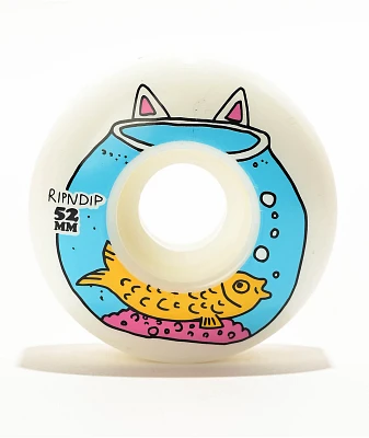 RIPNDIP Finding Nermio 52mm White Skateboard Wheels