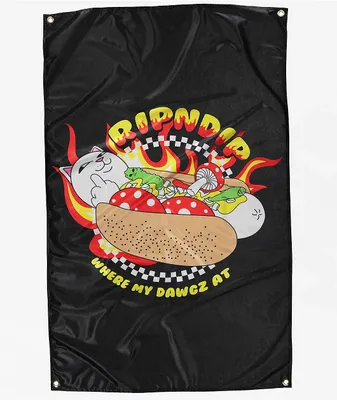 RIPNDIP Glizzy Black Banner