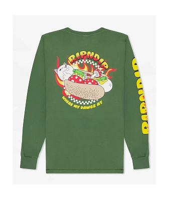 RIPNDIP Glizzy Olive Green T-Shirt