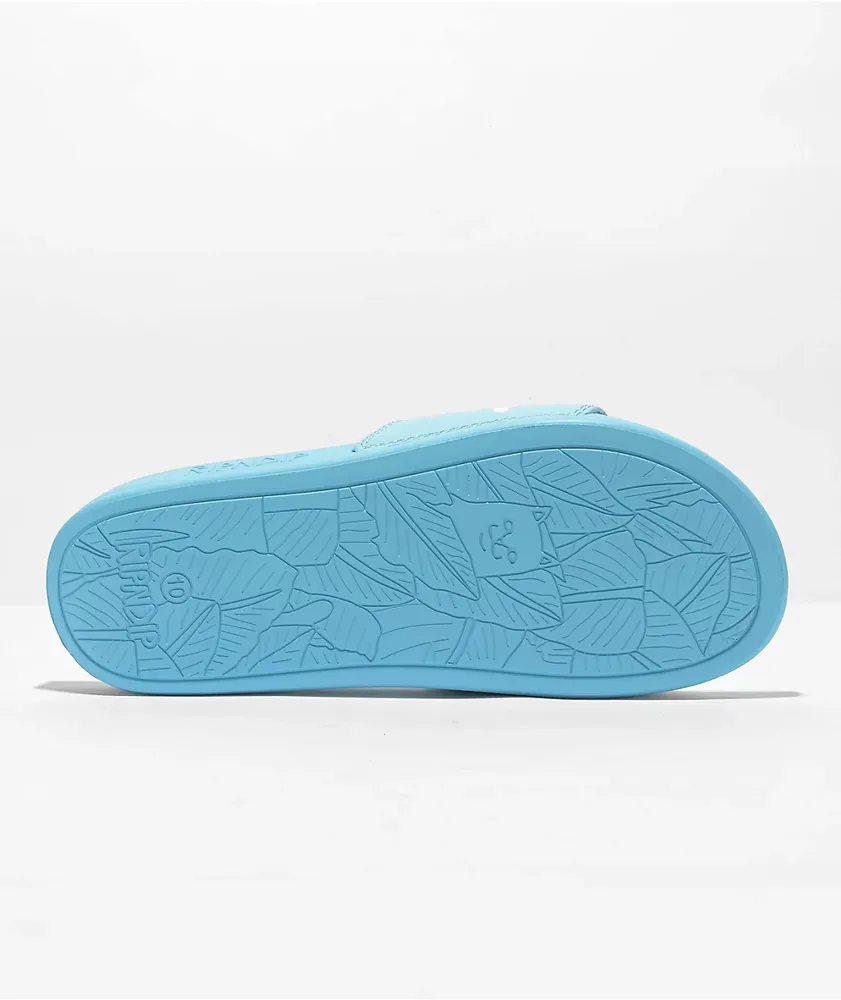 RIPNDIP Lord Angel Blue & White Slide Sandals