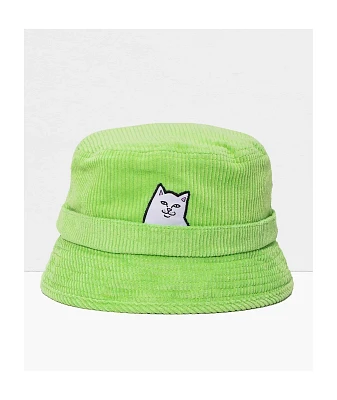 RIPNDIP Lord Nermal Mint Corduroy Bucket Hat