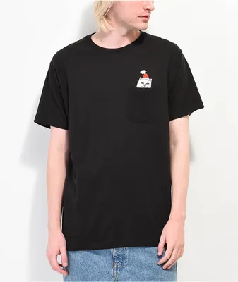 RIPNDIP Lord Santa Black Pocket T-Shirt
