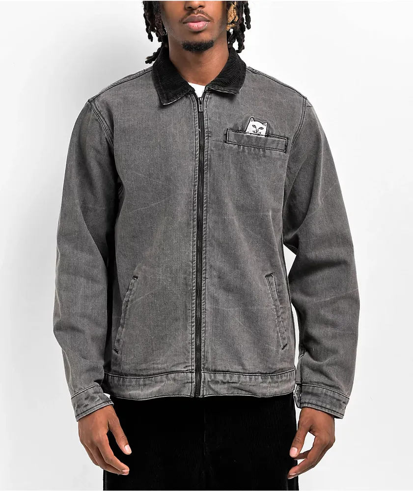 RIPNDIP Los Feliz Black Denim Work Jacket