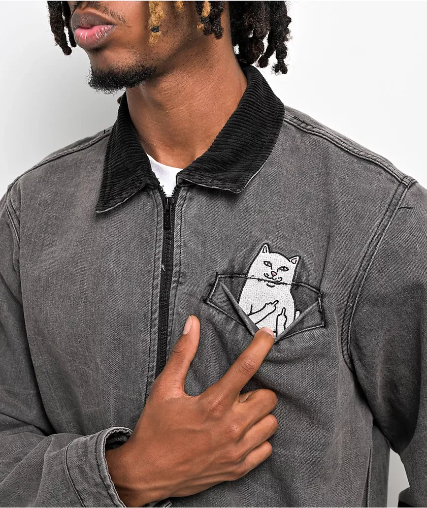 RIPNDIP Los Feliz Black Denim Work Jacket