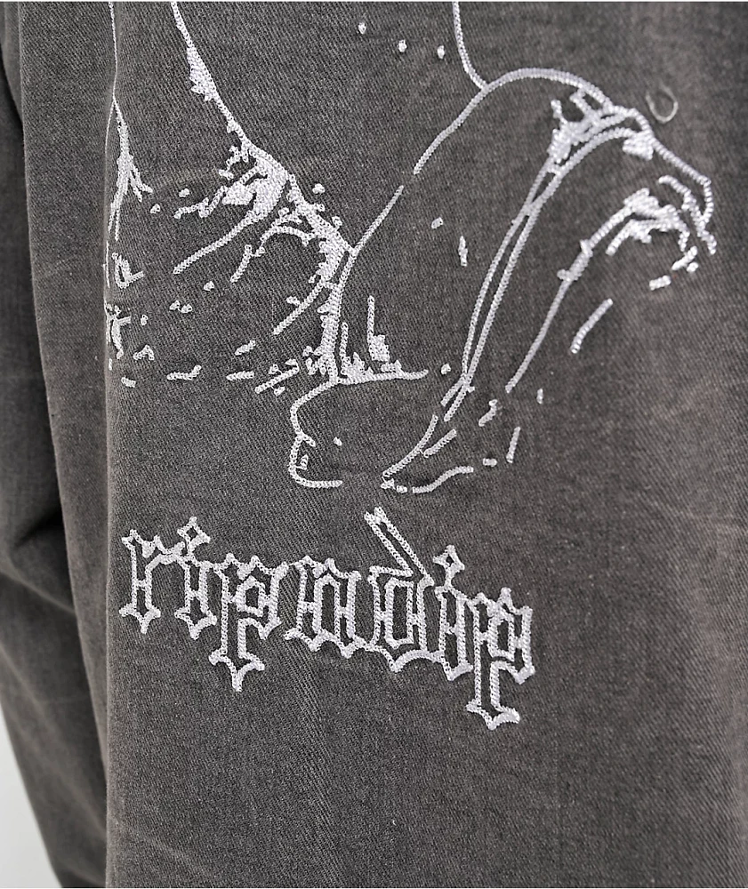RIPNDIP Los Feliz Black Denim Work Jacket