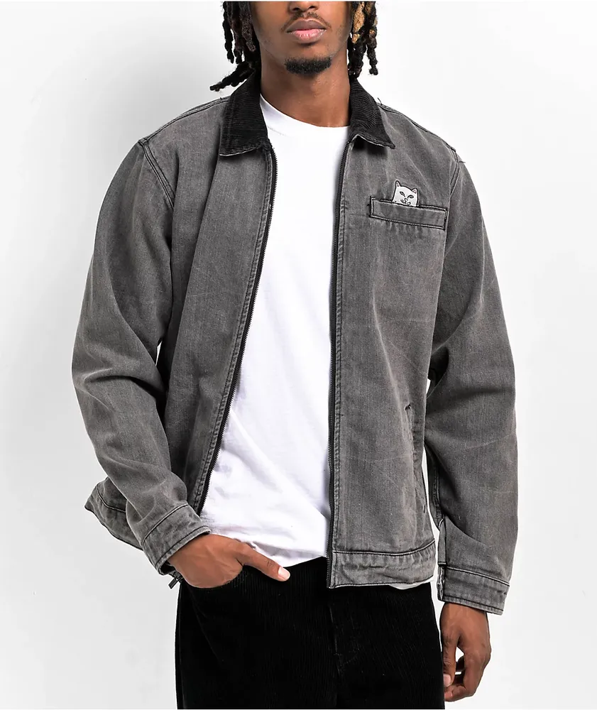 RIPNDIP Los Feliz Black Denim Work Jacket