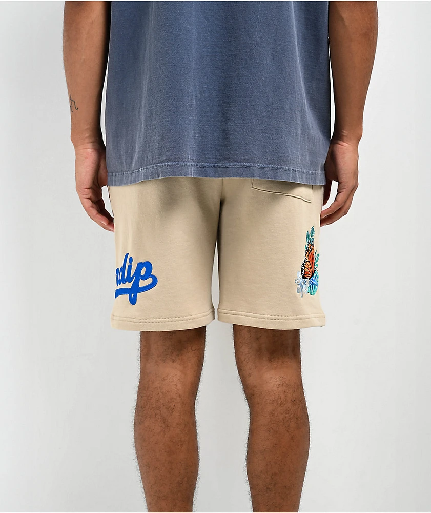 RIPNDIP Los RIPNDIP Off White Sweat Shorts