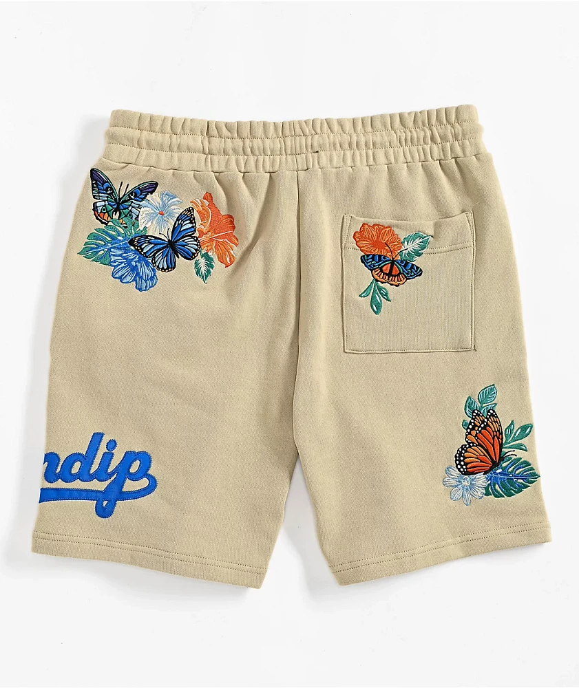 RIPNDIP Los RIPNDIP Off White Sweat Shorts