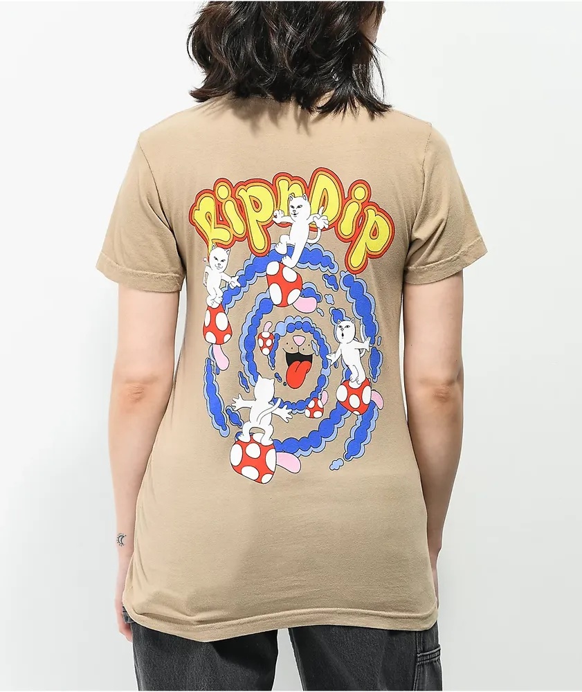 RIPNDIP Lucid Vacation Tan T-Shirt