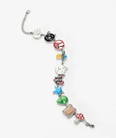RIPNDIP Lucky Charms Silver Charm Bracelet