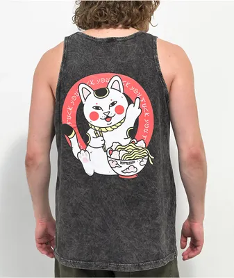RIPNDIP Lucky Nerm Black Wash Tank Top