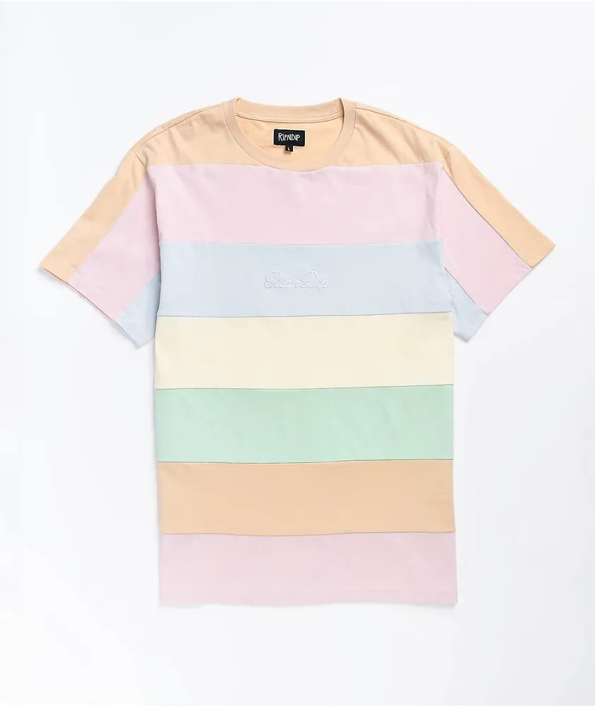 RIPNDIP Mid City Color Block Knit T-Shirt