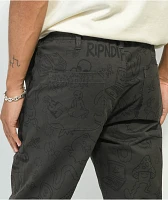 RIPNDIP Nerm Doodle Brown Chino Pants