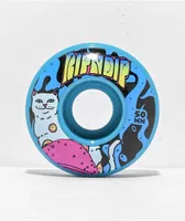RIPNDIP Psychedelic 52mm Blue Skateboard Wheels