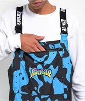 RIPNDIP Psychedelic Blue 10K Snowboard Bib Pants 2024