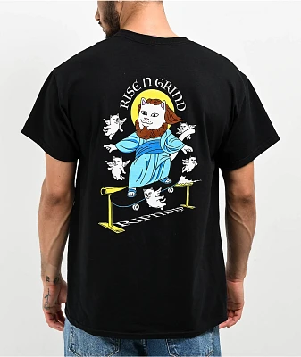 RIPNDIP Rise 'N Grind Black T-Shirt