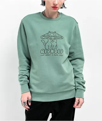 RIPNDIP Shroom Cat Pine Crewneck Sweatshirt