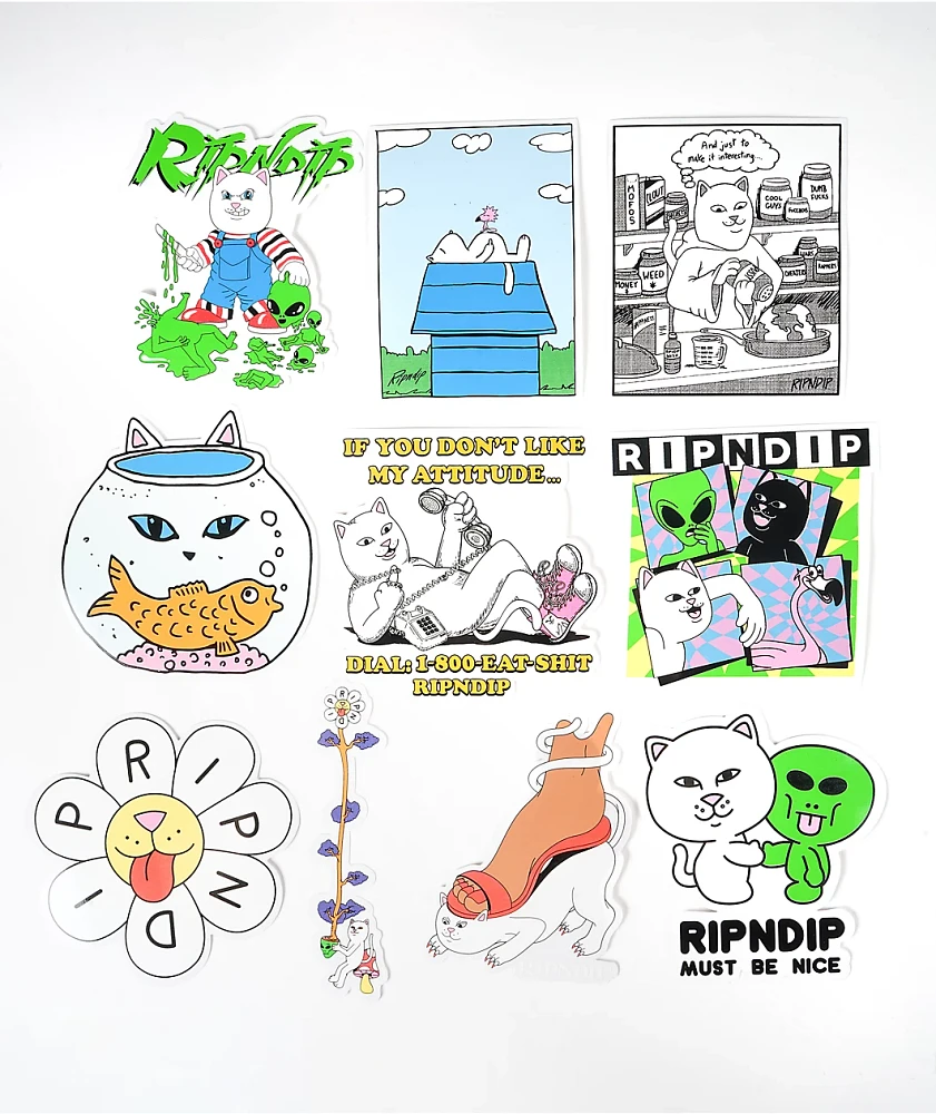 RIPNDIP Sid Sticker Pack
