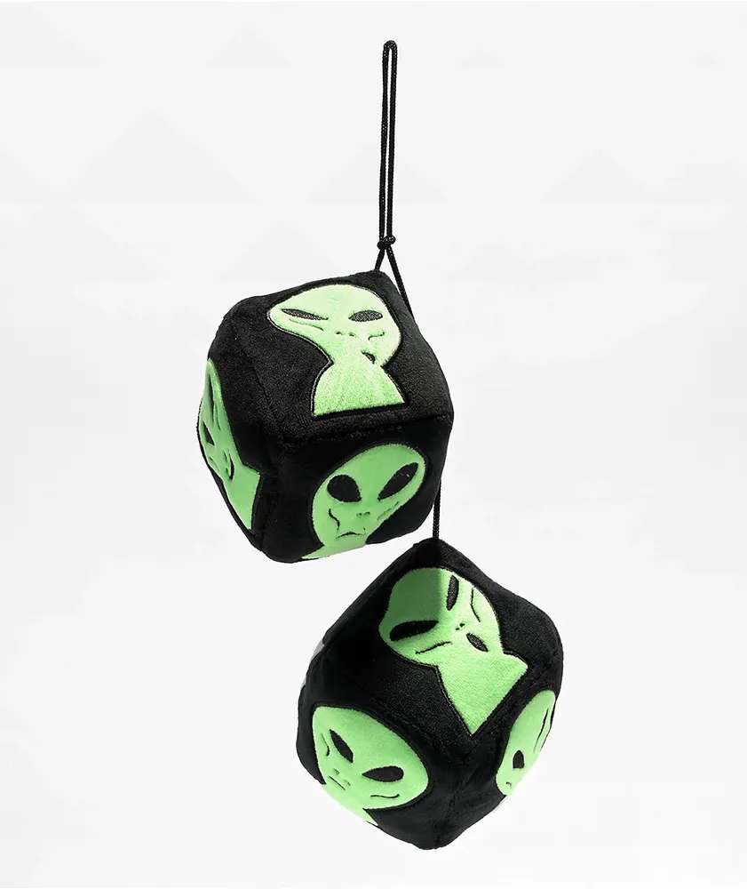 RIPNDIP Snake Eyes Black Fuzzy Dice