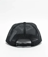 RVCA Bull Terrier Black Trucker Hat