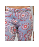 Ragged Priest Flower Power Purple Flare Pants