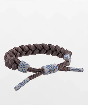 Rastaclat Advancism Grey Braided Bracelet